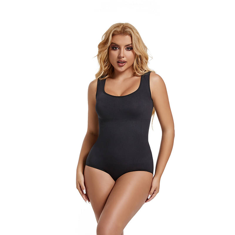 Shelony Pack of 1 Spandex Women's BodySuite ( Black ) Shelony Pack of 1 Spandex Women's BodySuite ( Black )