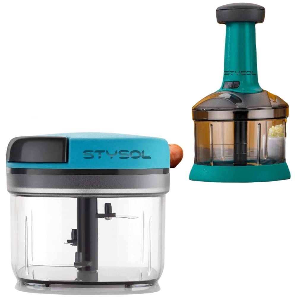 Stysol Choppers Multicolor Plastic Mannual Chopper 750 ml ( Pack of 2 ) Stysol Choppers Multicolor Plastic Mannual Chopper 750 ml ( Pack of 2 )