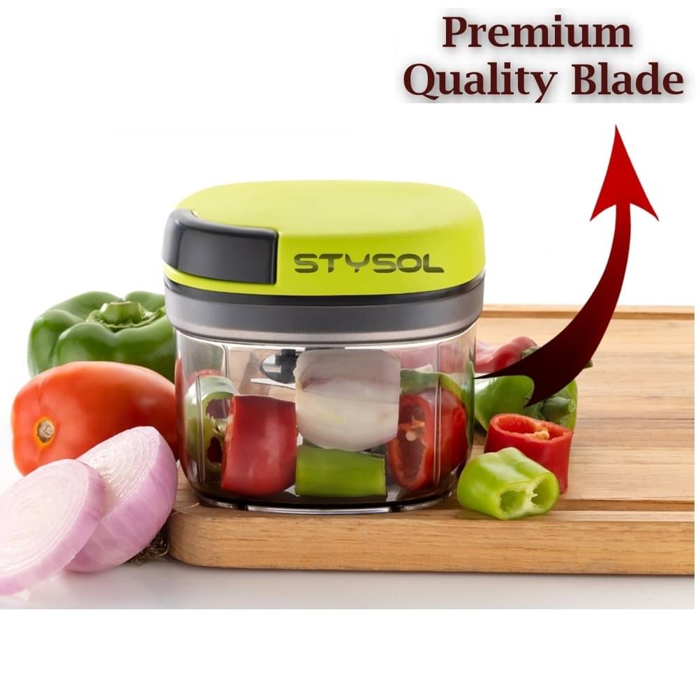     			Stysol Choppers Multicolor Plastic Mannual Chopper 750 ml ( Pack of 1 )