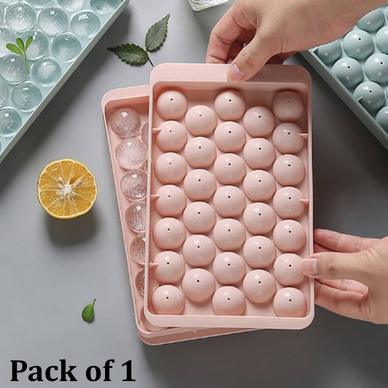     			Stysol Ice Tray  Peach 1 Pcs