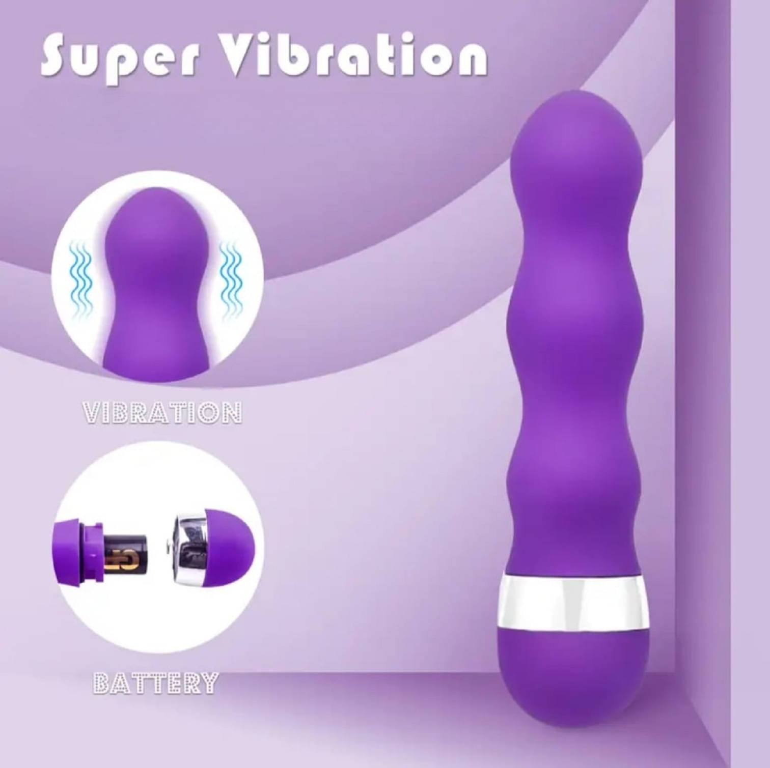     			Vibrations POWERFUL VIBRATOR Portable Manual Massager