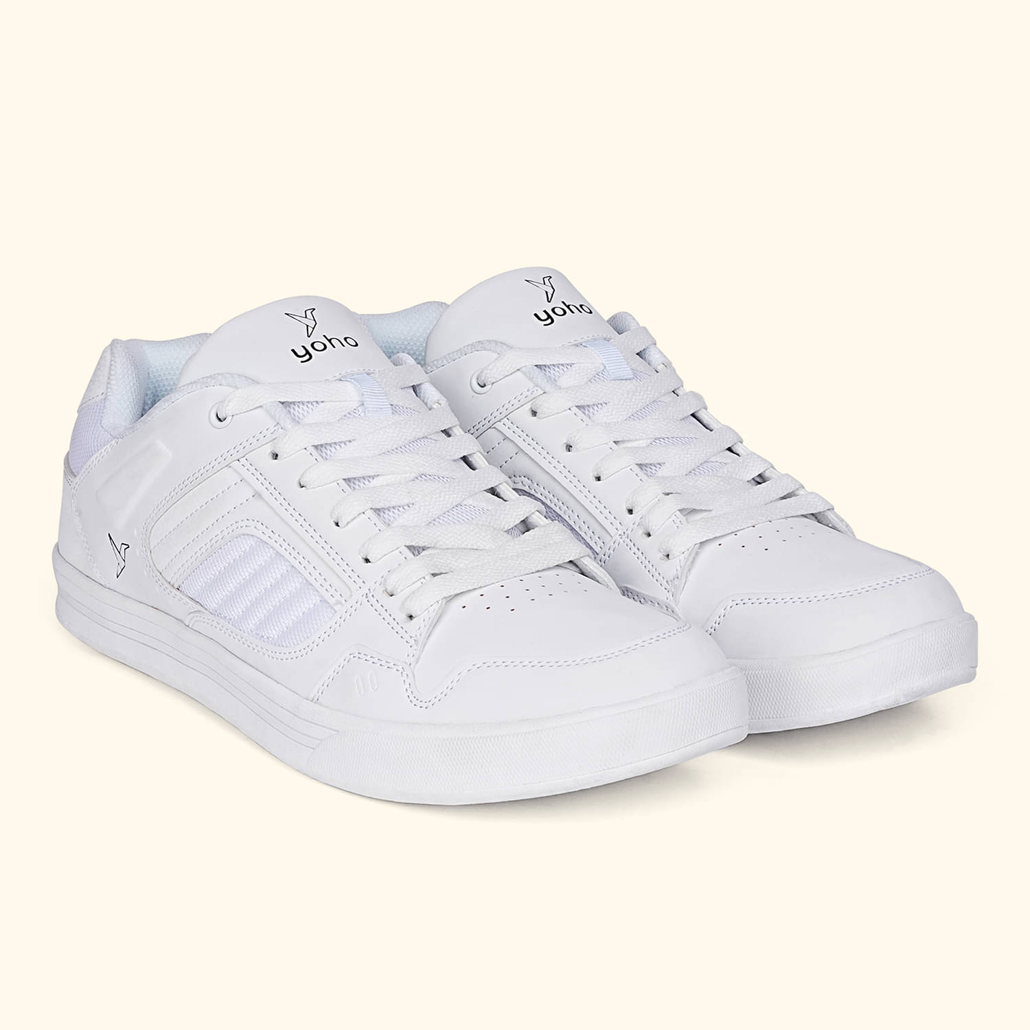     			Yoho Cedar White Men's Sneakers