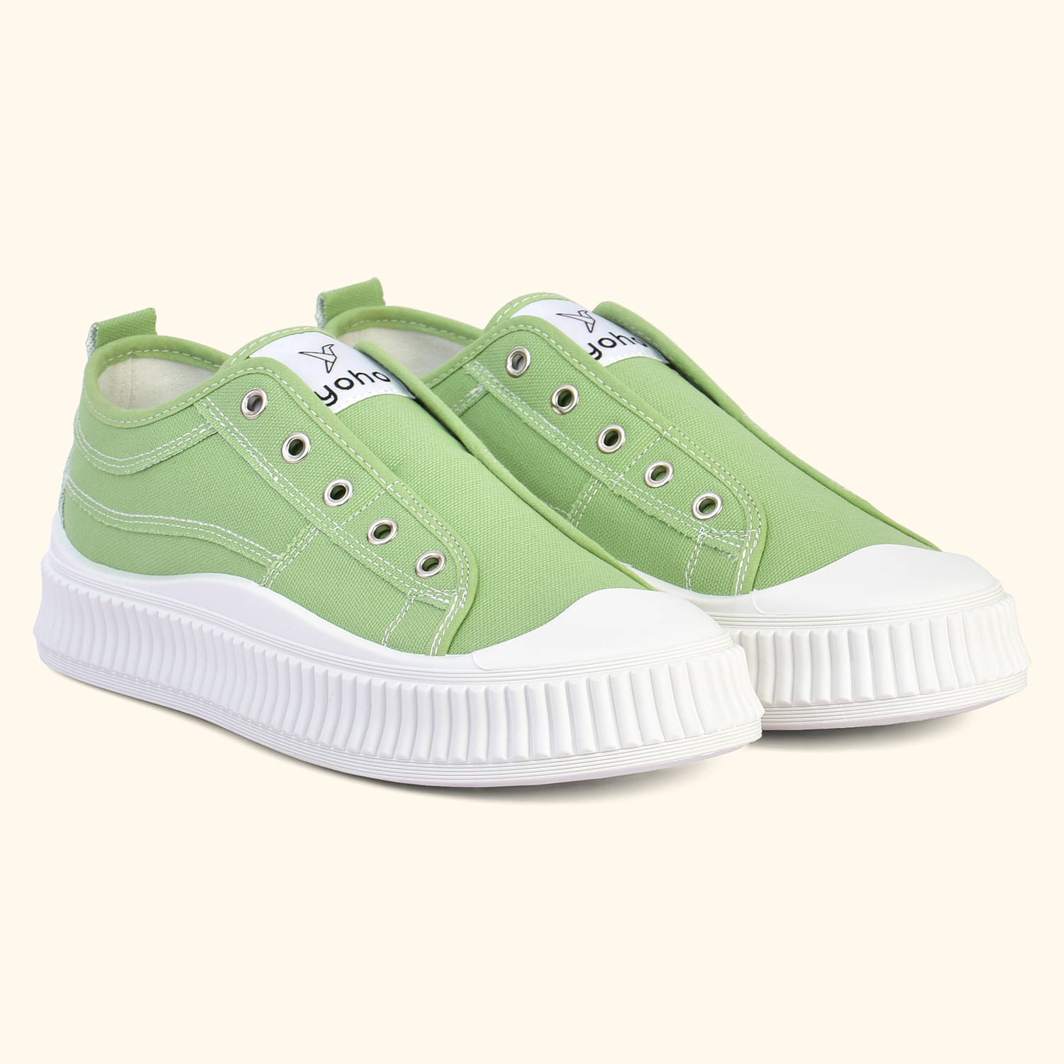     			Yoho Green Women's Sneakers