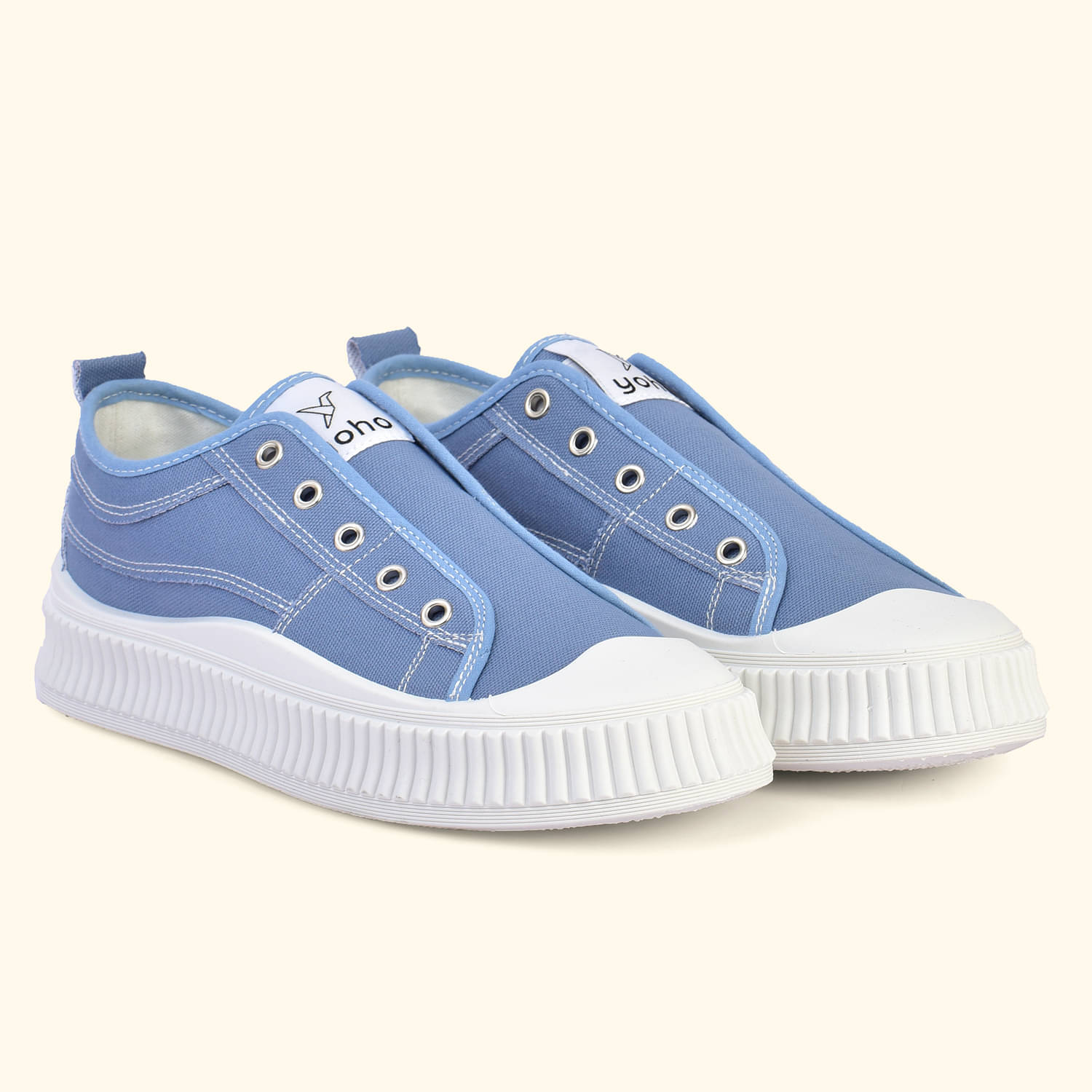     			Yoho Light Blue Women's Sneakers