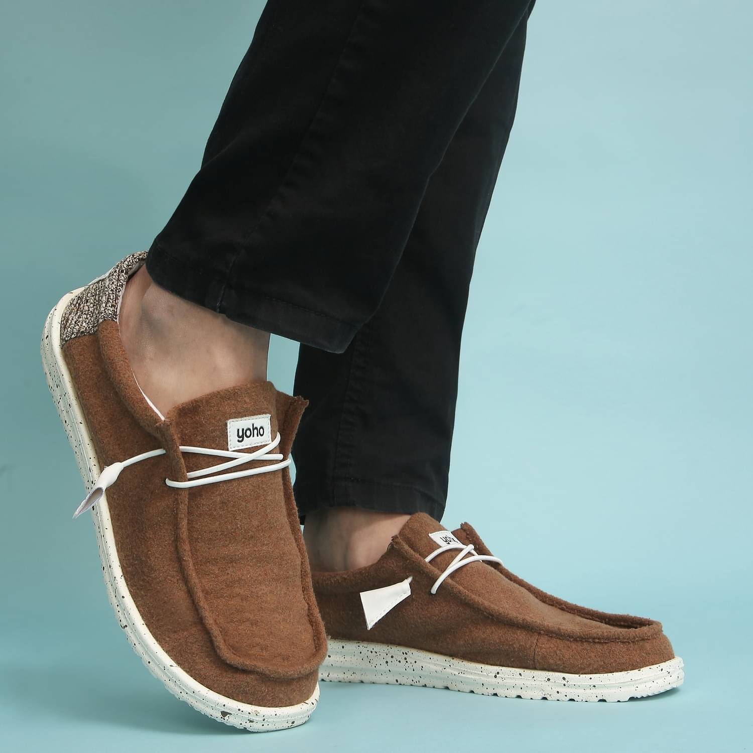     			Yoho YWSMC16M Brown Men's Sneakers