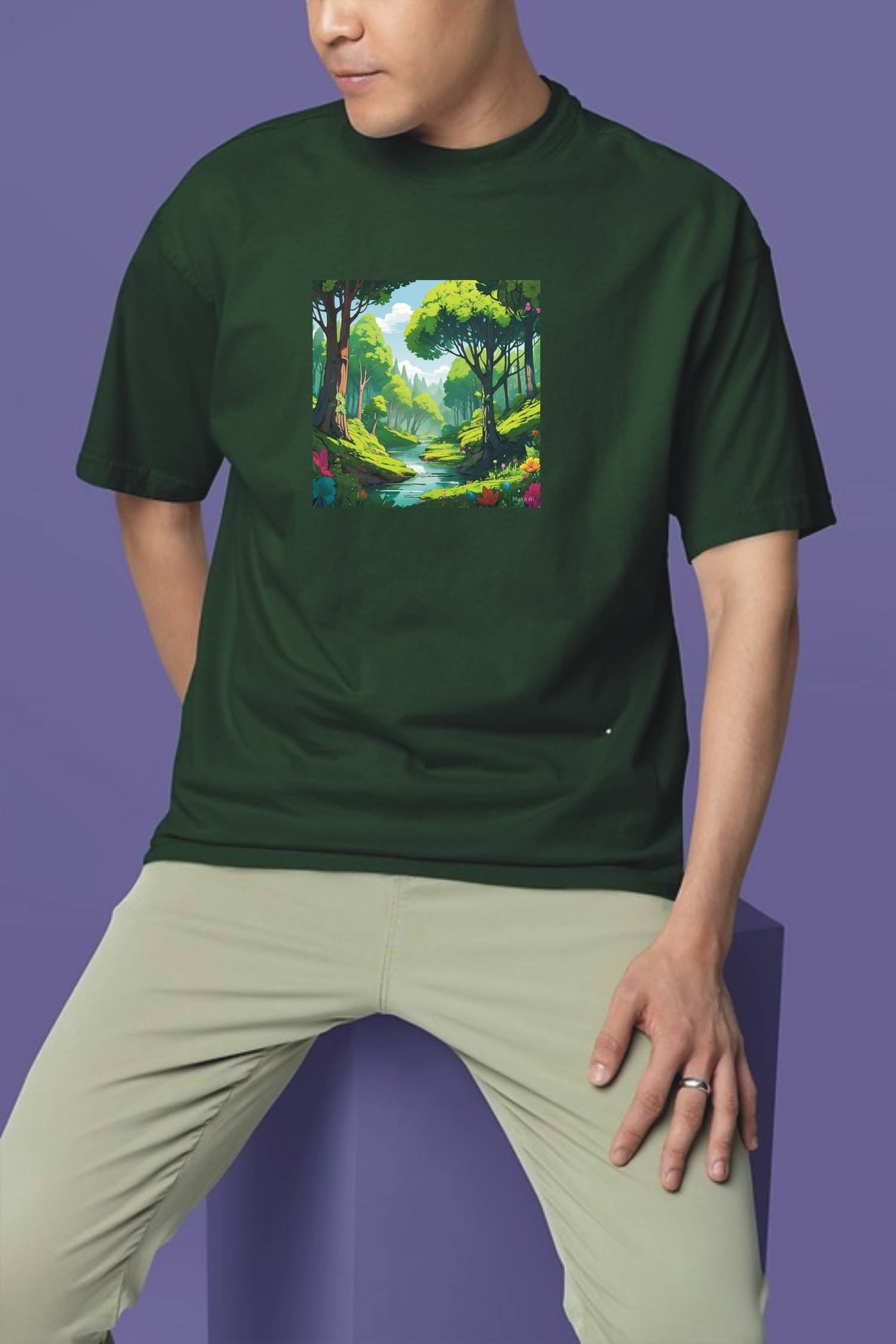 Zyra Fashion Cotton Blend Regular Fit Printed Half Sleeves Men's Round T-Shirt - Olive Green ( Pack of 1 ) Zyra Fashion Cotton Blend Regular Fit Printed Half Sleeves Men's Round T-Shirt - Olive Green ( Pack of 1 )