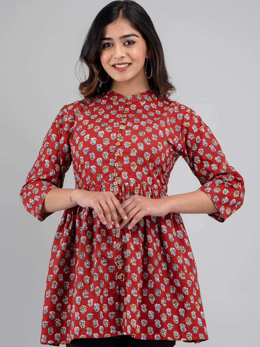     			Cotton Short Kurti For Women (Pack of 1)