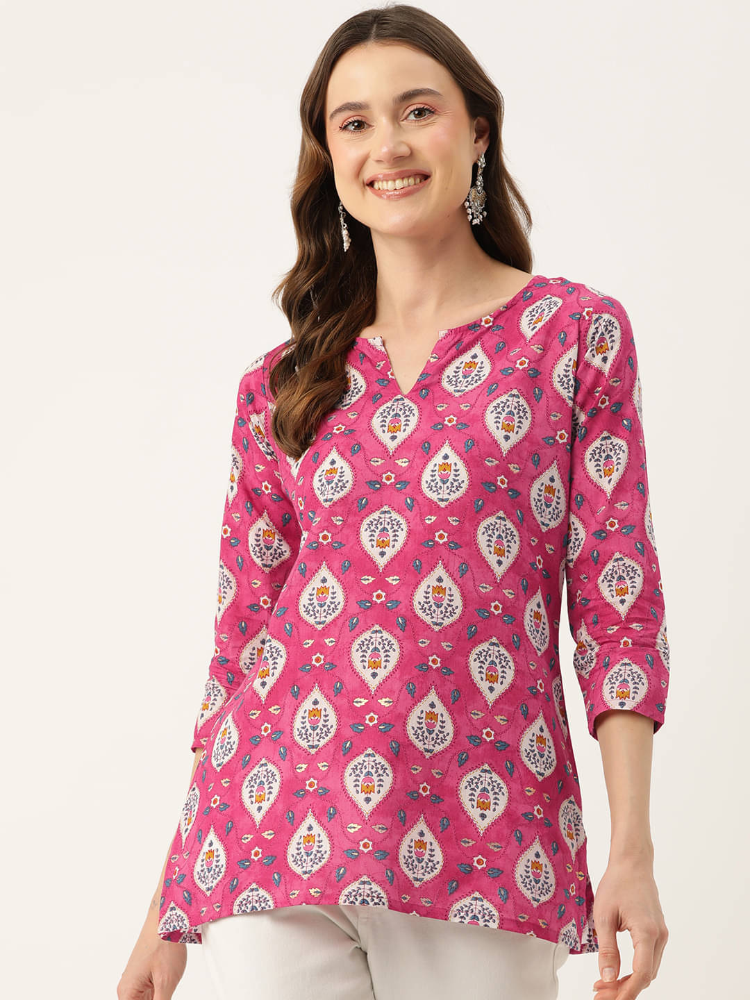     			Cotton Short Kurti For Women (Pack of 1)