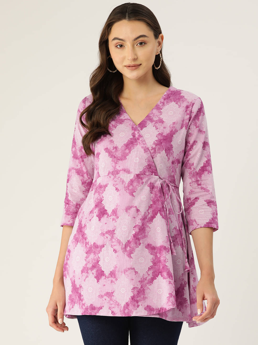     			Cotton Blend Short Kurti For Women (Pack of 1)