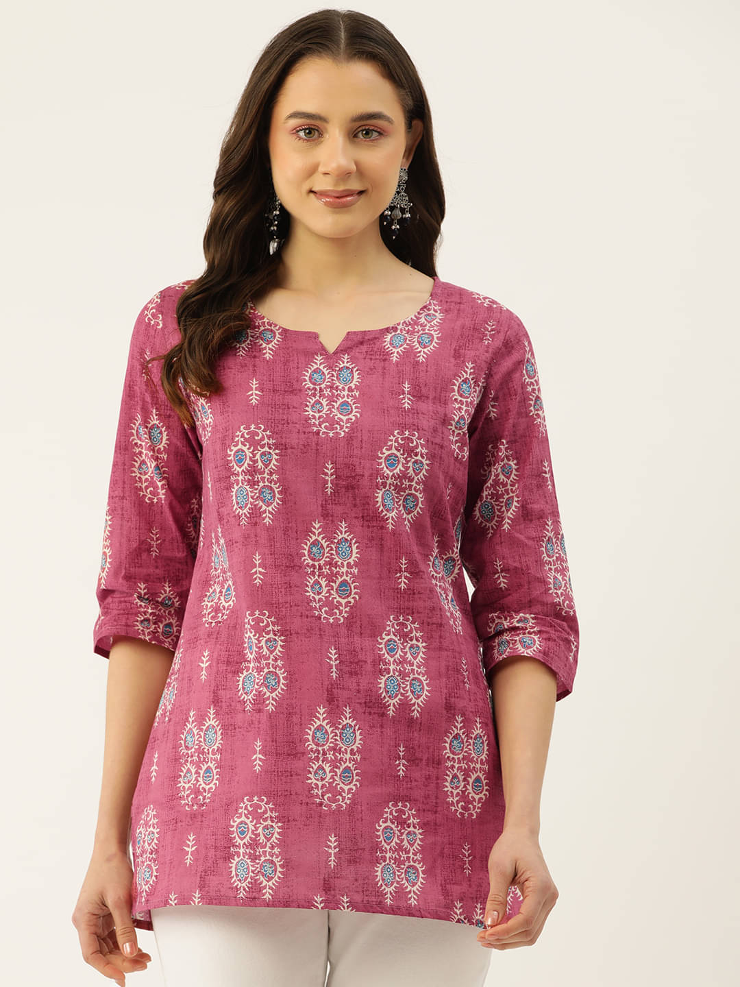     			Cotton Short Kurti For Women (Pack of 1)