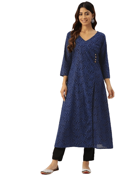 Cotton Blend Short Kurti For Women (Pack of 1) Cotton Blend Short Kurti For Women (Pack of 1)