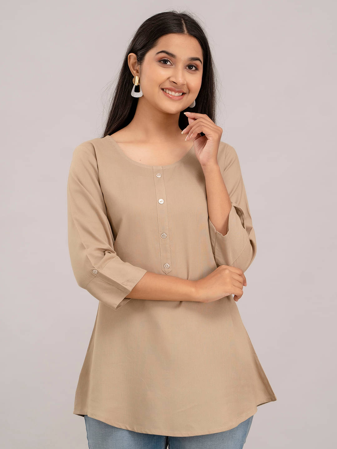     			Rayon Short Kurti For Women (Pack of 1)