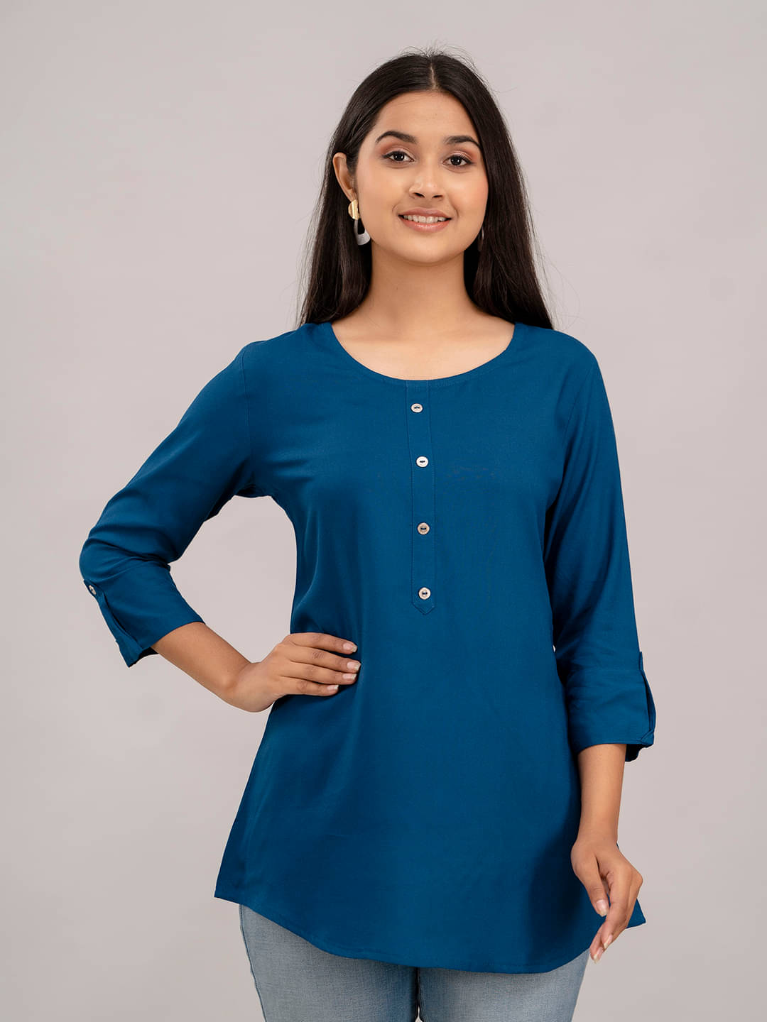     			Rayon Short Kurti For Women (Pack of 1)