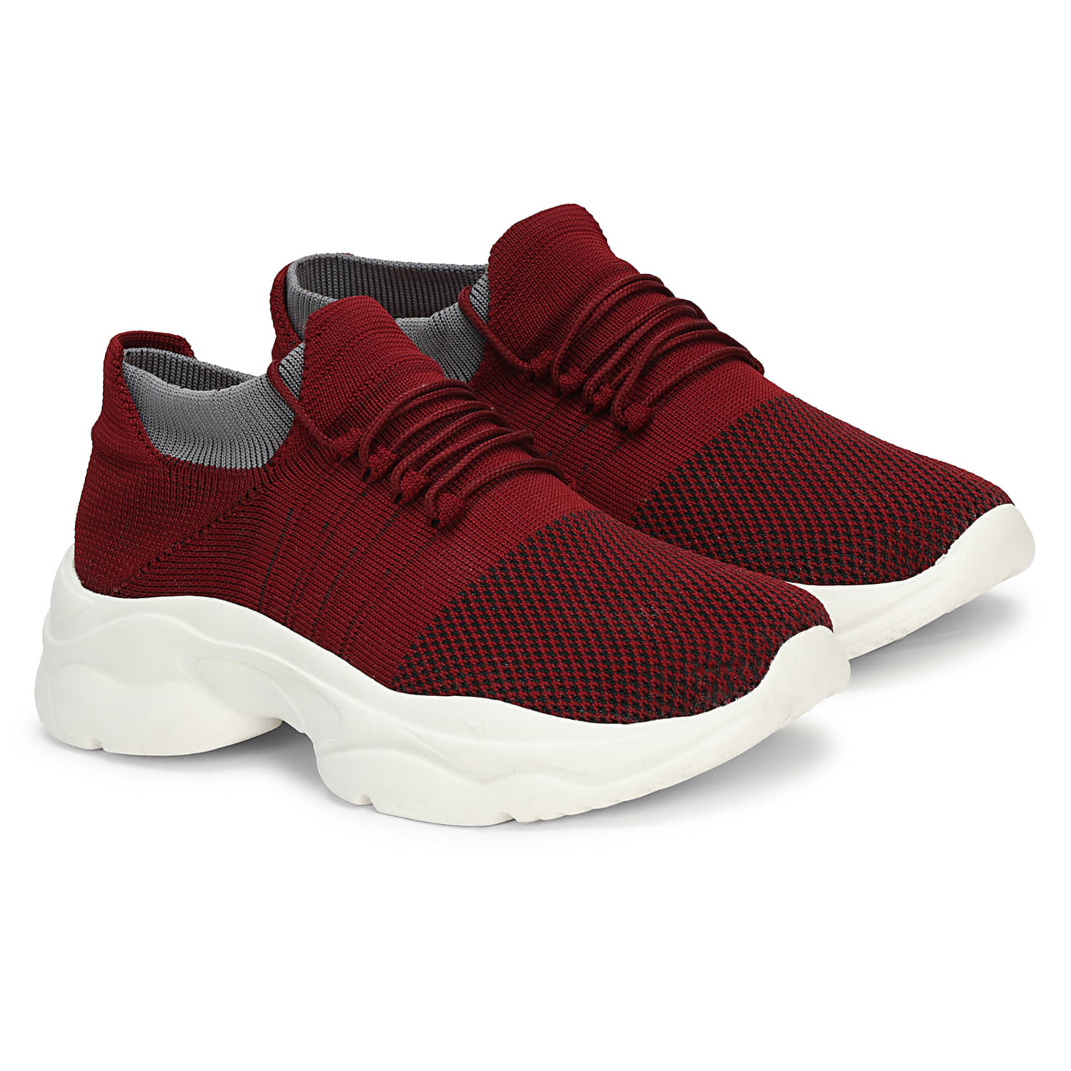 Kraasa - Maroon Women's Running Shoes Kraasa - Maroon Women's Running Shoes