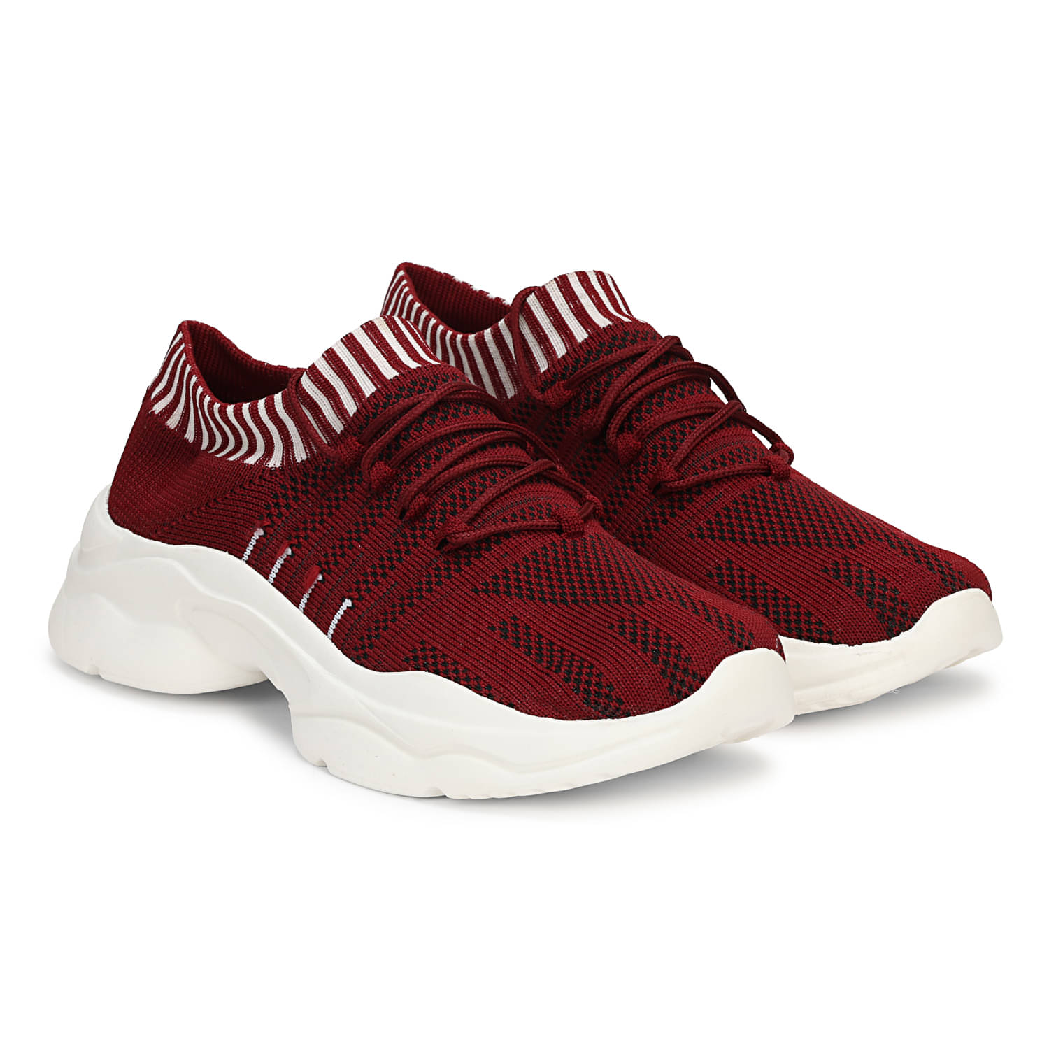     			Kraasa - Maroon Women's Running Shoes