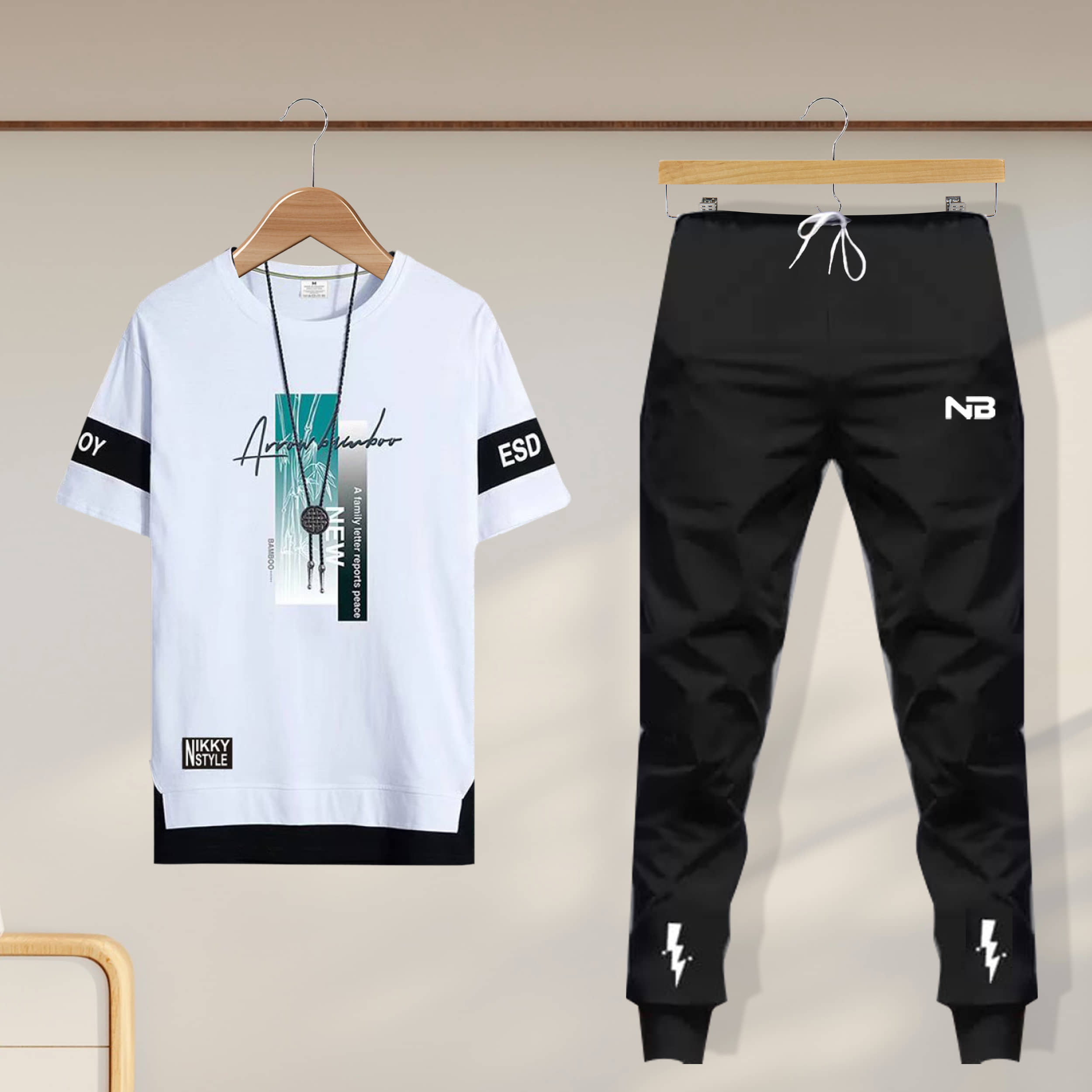 Lieo Trend Multicolor Cotton Blend Regular Fit Men's Tracksuit ( Pack of 1 )
