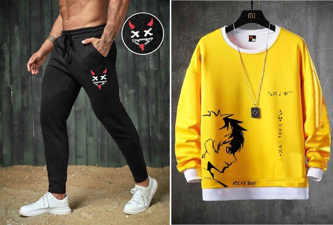 Lieo Trend Multicolor Cotton Blend Regular Fit Men's Tracksuit ( Pack of 1 )     			Lieo Trend Multicolor Cotton Blend Regular Fit Men's Tracksuit ( Pack of 1 )