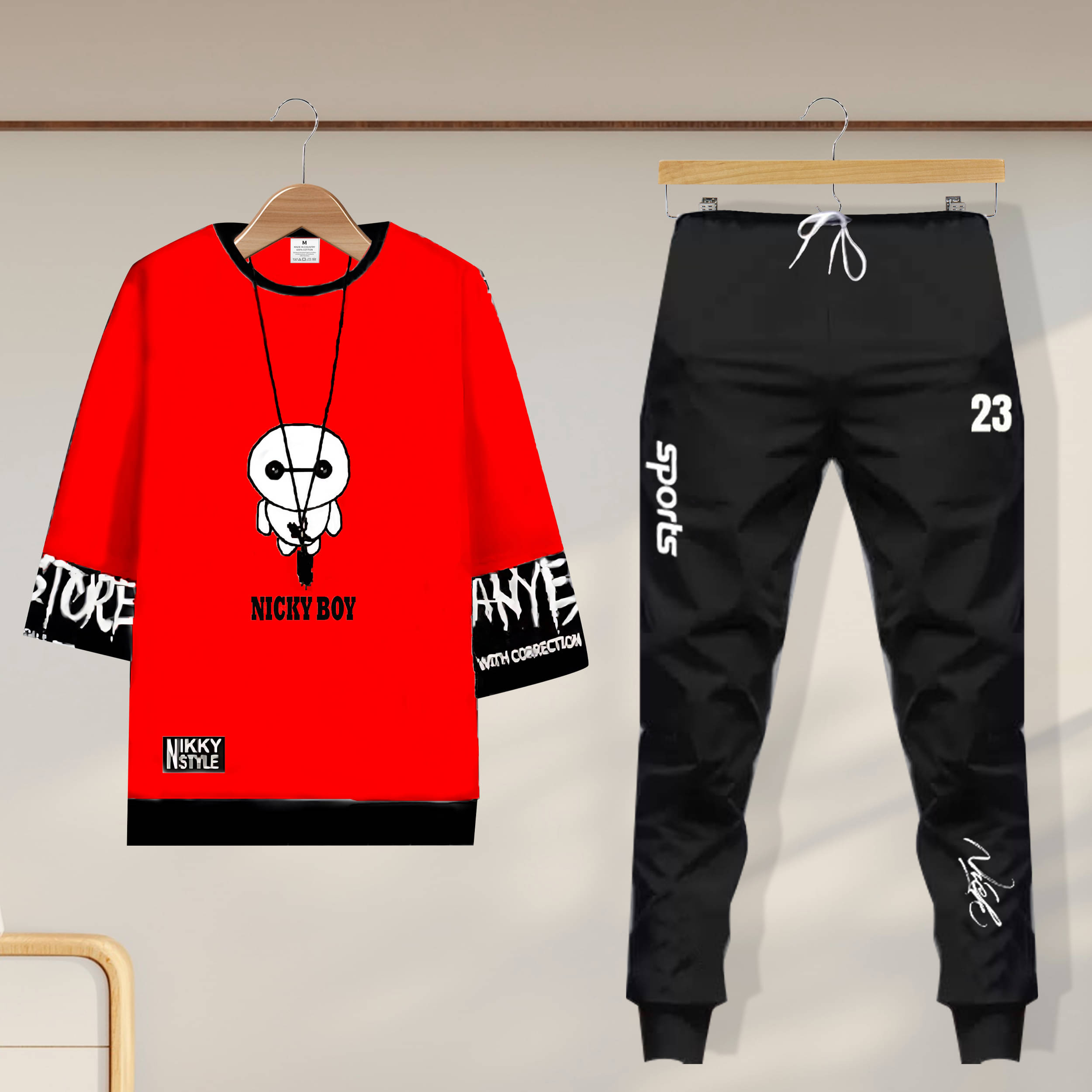 Lieo Trend Multicolor Cotton Blend Regular Fit Men's Tracksuit ( Pack of 1 ) Lieo Trend Multicolor Cotton Blend Regular Fit Men's Tracksuit ( Pack of 1 )