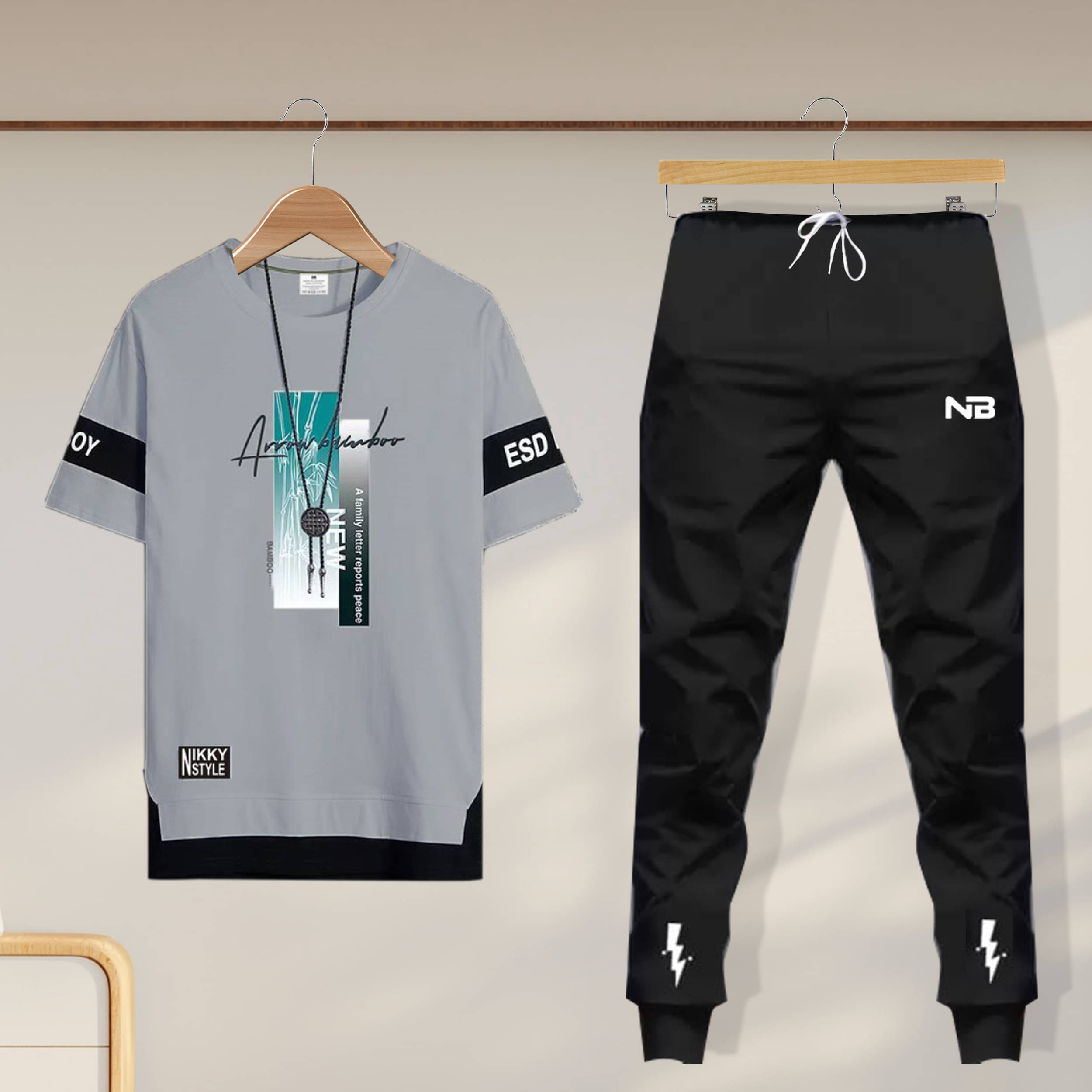 Lieo Trend Multicolor Cotton Blend Regular Fit Men's Tracksuit ( Pack of 1 ) Lieo Trend Multicolor Cotton Blend Regular Fit Men's Tracksuit ( Pack of 1 )