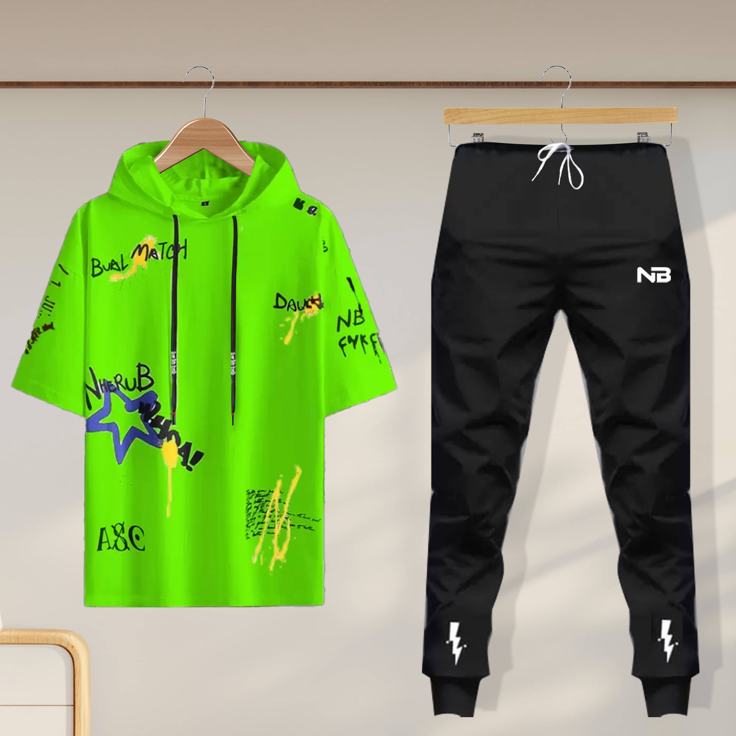Lieo Trend Multicolor Cotton Blend Regular Fit Men's Tracksuit ( Pack of 1 ) Lieo Trend Multicolor Cotton Blend Regular Fit Men's Tracksuit ( Pack of 1 )