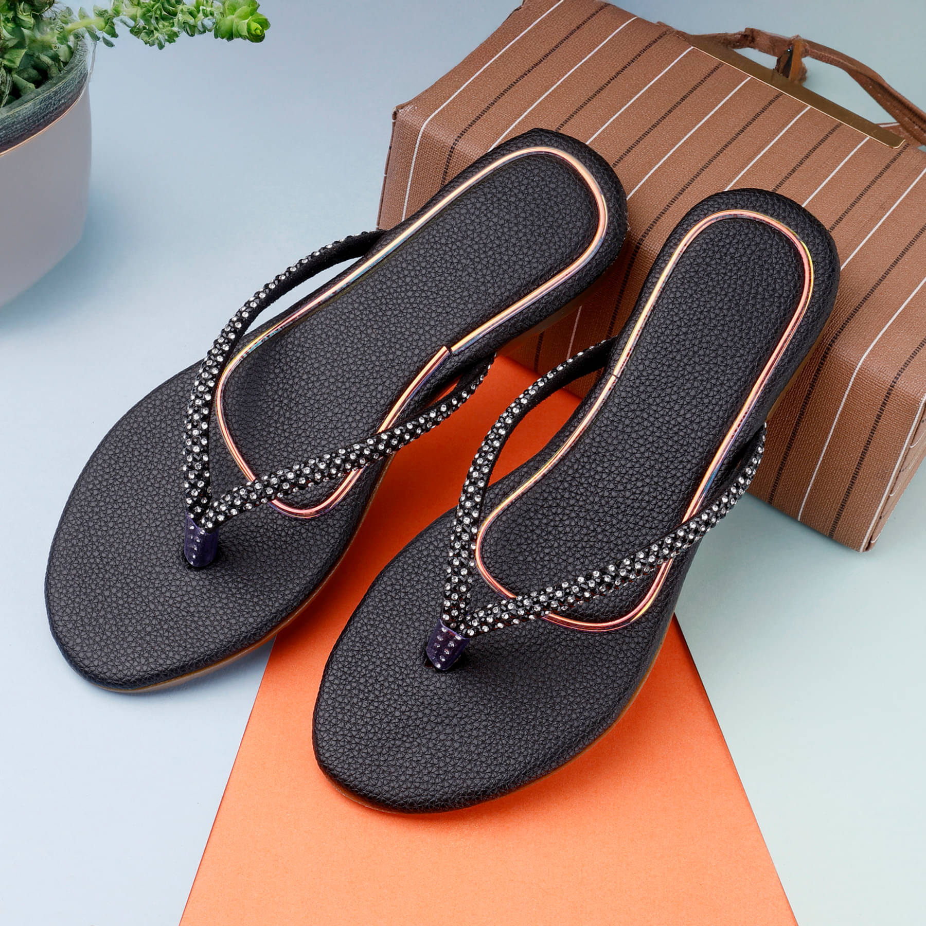     			Paduki Black Women's Flats