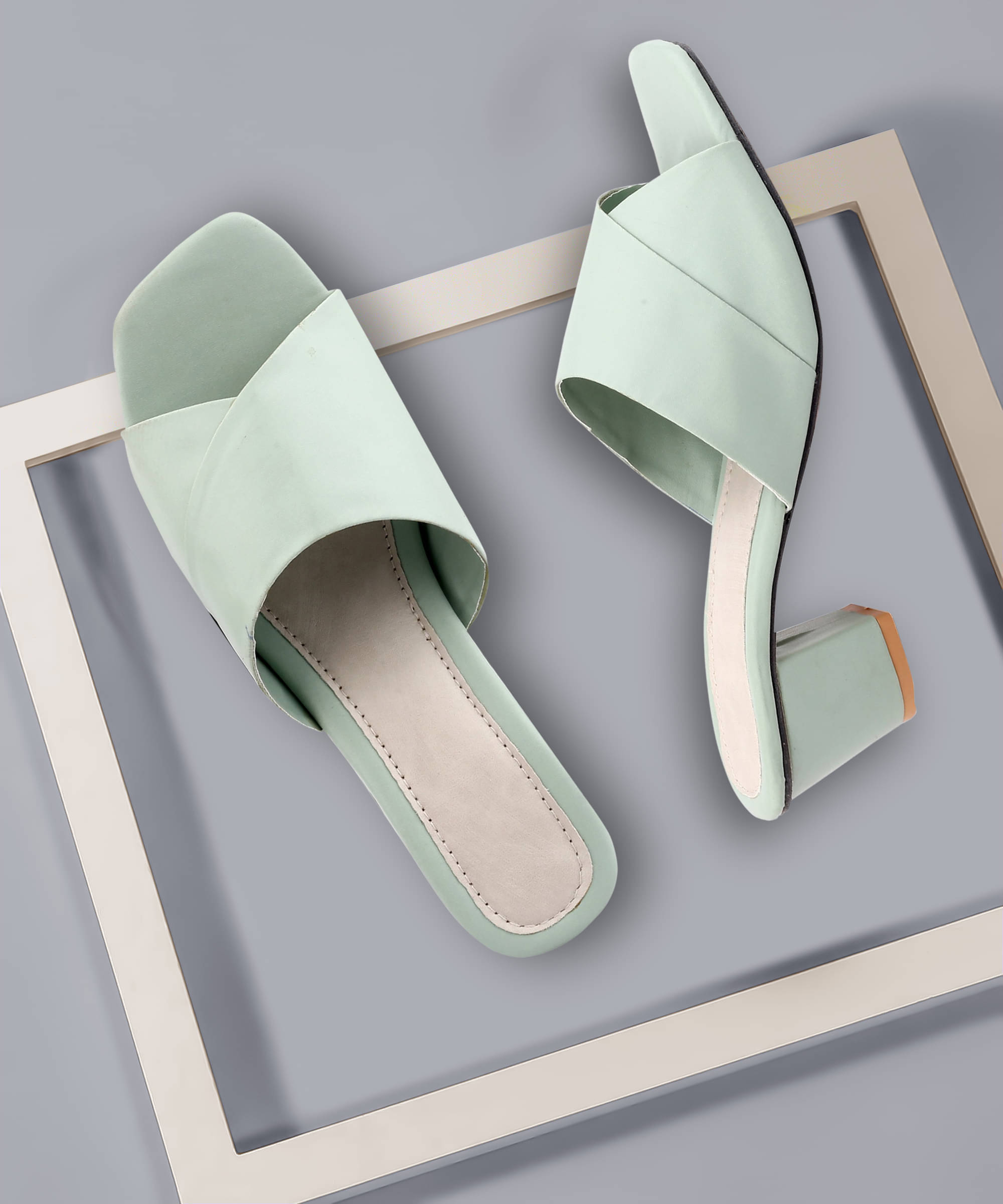 Paduki Green Women's Slip On Heels Paduki Green Women's Slip On Heels