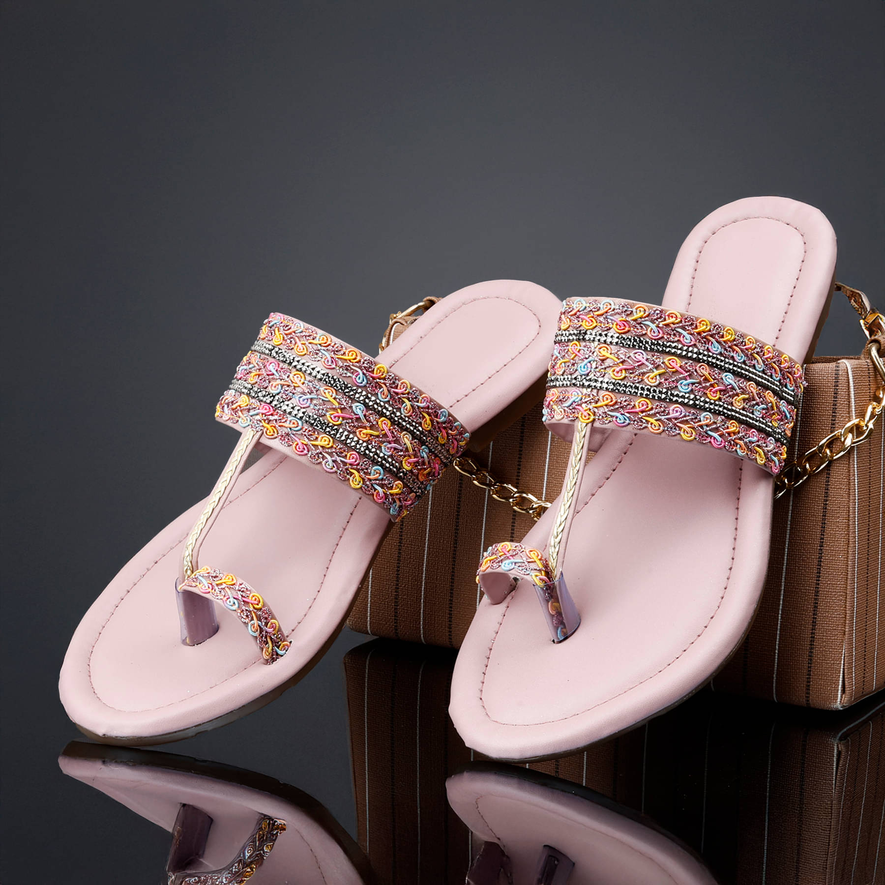     			Paduki Peach Women's Flats