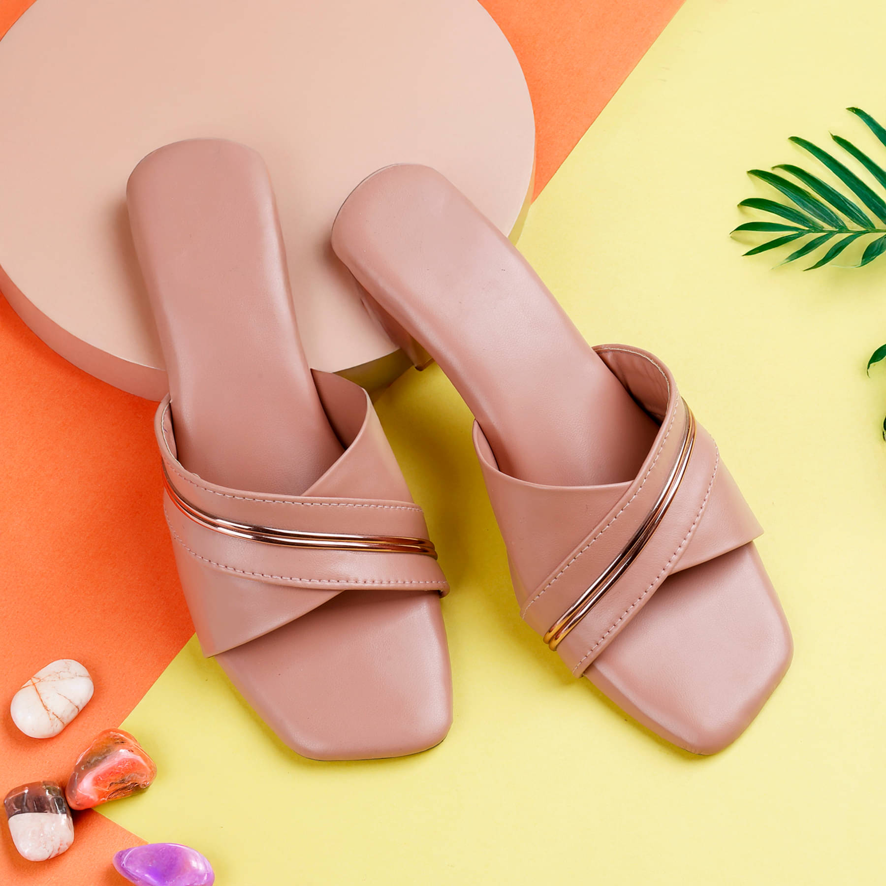     			Paduki Pink Women's Slip On Heels