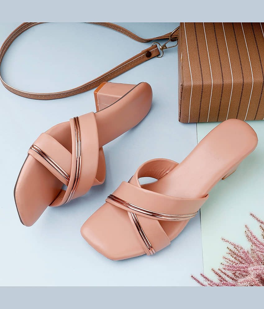 Paduki White Women's Slip On Heels - Heels | Buy online on ZillyBuy