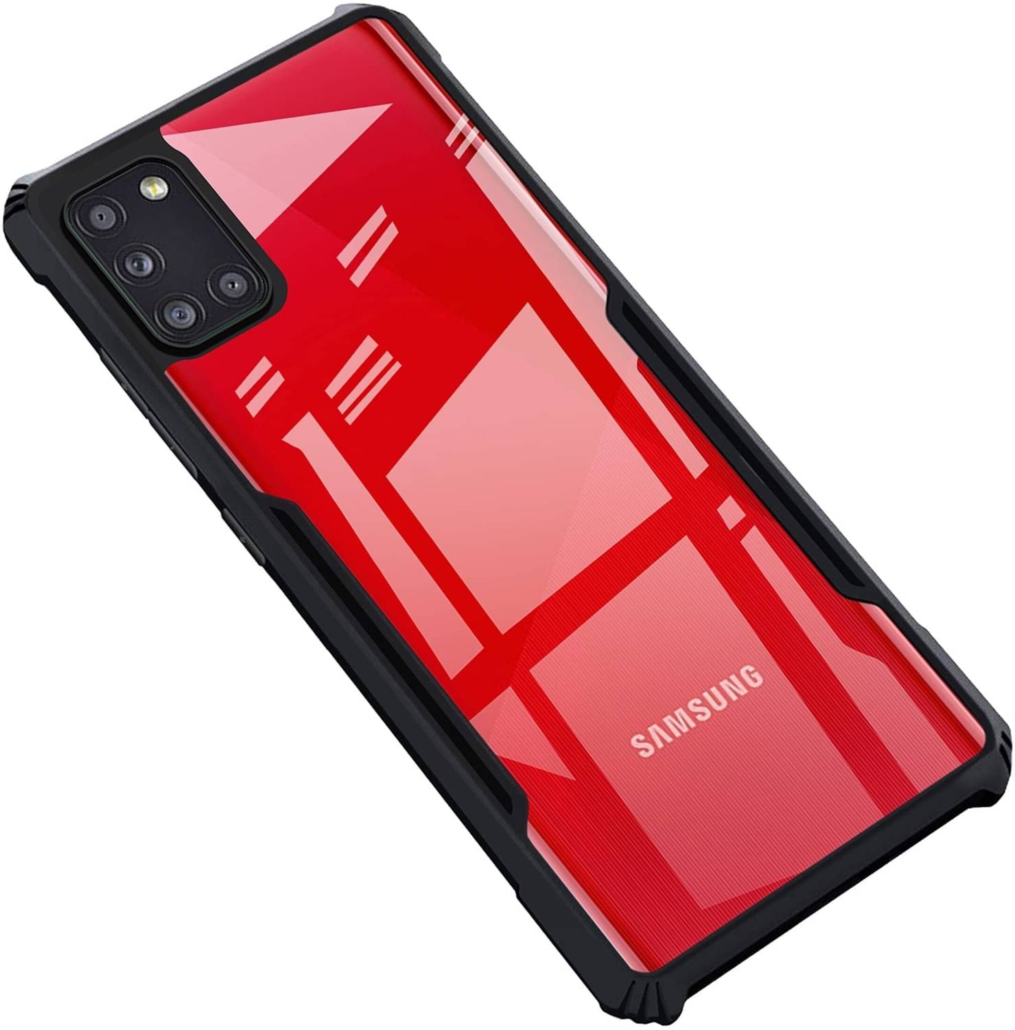     			VAKIBO Plain Cases Compatible For Rubber Samsung Galaxy A31 ( Pack of 1 )