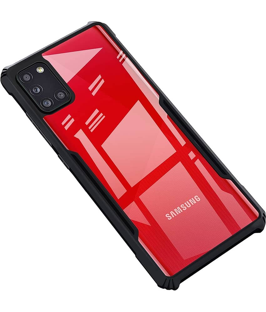 VAKIBO Plain Cases Compatible For Rubber Samsung Galaxy A31 ( Pack of 1 )