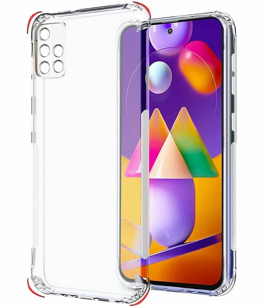 VAKIBO Plain Cases Compatible For Rubber Samsung Galaxy M31s ( Pack of 1 )