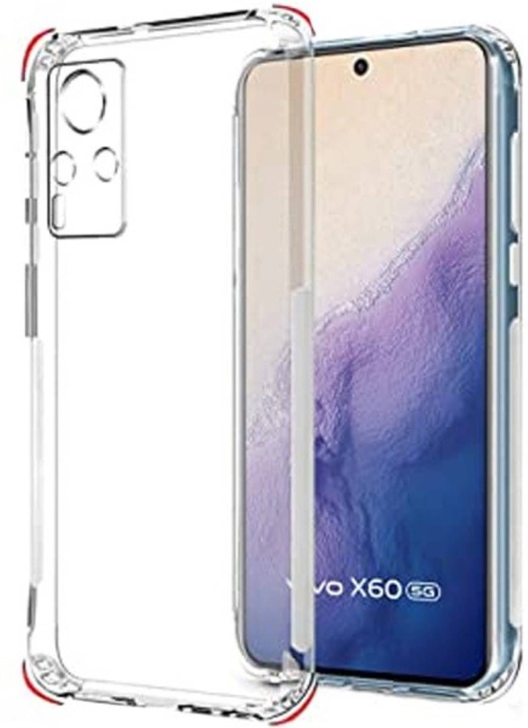     			VAKIBO Plain Cases Compatible For Rubber Vivo X60 Pro ( Pack of 1 )