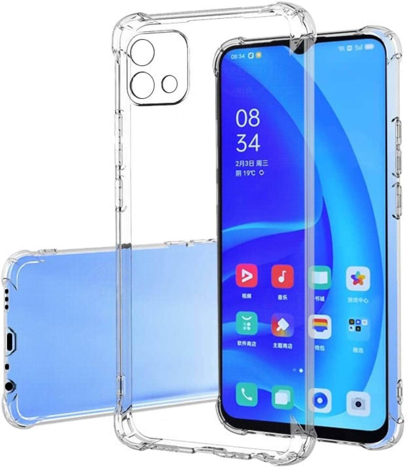 VAKIBO Plain Cases Compatible For Rubber Oppo A16K ( Pack of 1 ) VAKIBO Plain Cases Compatible For Rubber Oppo A16K ( Pack of 1 )