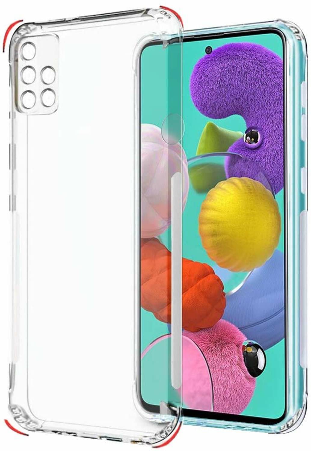     			VAKIBO Plain Cases Compatible For Rubber Samsung Galaxy A51 ( Pack of 1 )