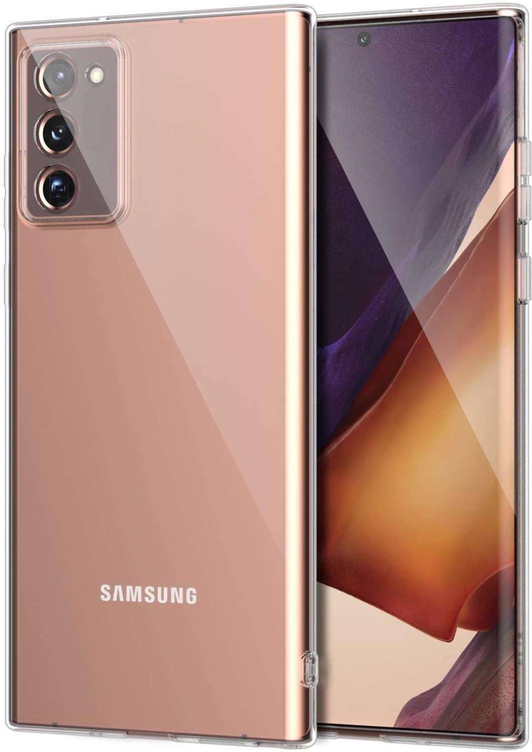     			VAKIBO Plain Cases Compatible For Rubber Samsung Galaxy Note 20 ( Pack of 1 )