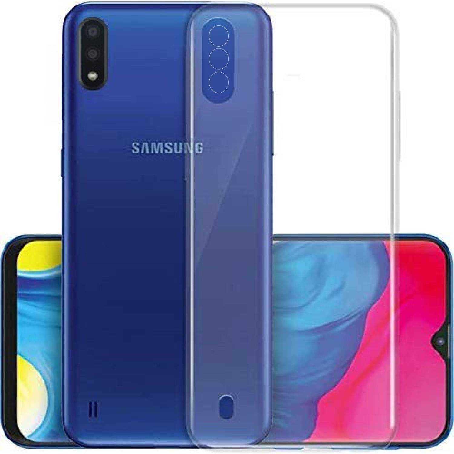 VAKIBO Plain Cases Compatible For Rubber Samsung Galaxy M01 ( Pack of 1 ) VAKIBO Plain Cases Compatible For Rubber Samsung Galaxy M01 ( Pack of 1 )