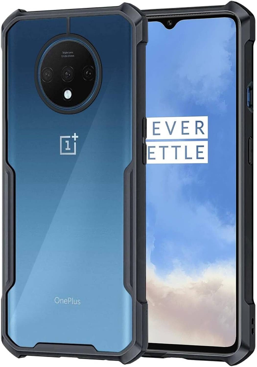 VAKIBO Plain Cases Compatible For Rubber Oneplus 7T ( Pack of 1 ) VAKIBO Plain Cases Compatible For Rubber Oneplus 7T ( Pack of 1 )