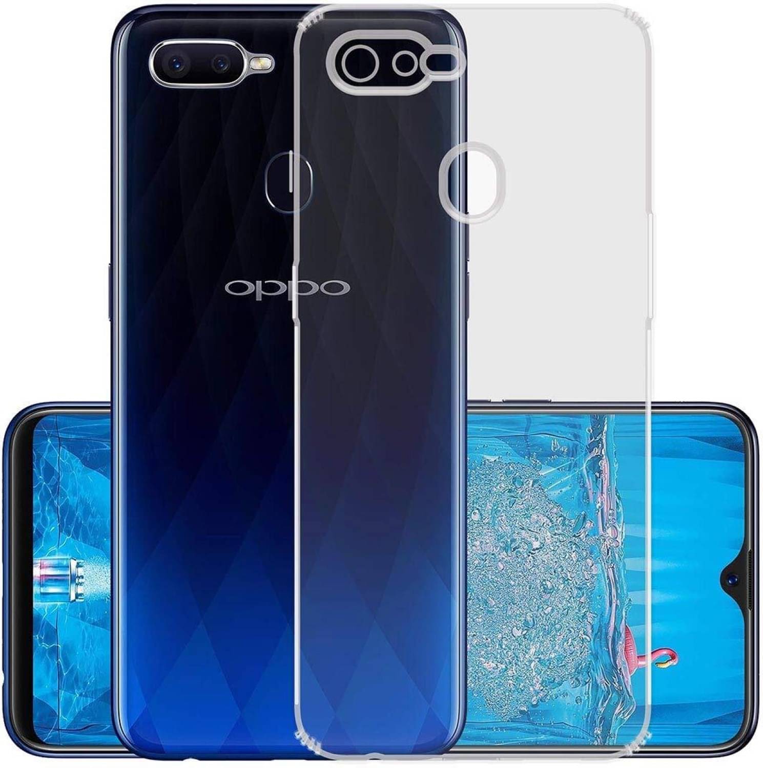     			VAKIBO Plain Cases Compatible For Rubber Oppo F9 ( Pack of 1 )