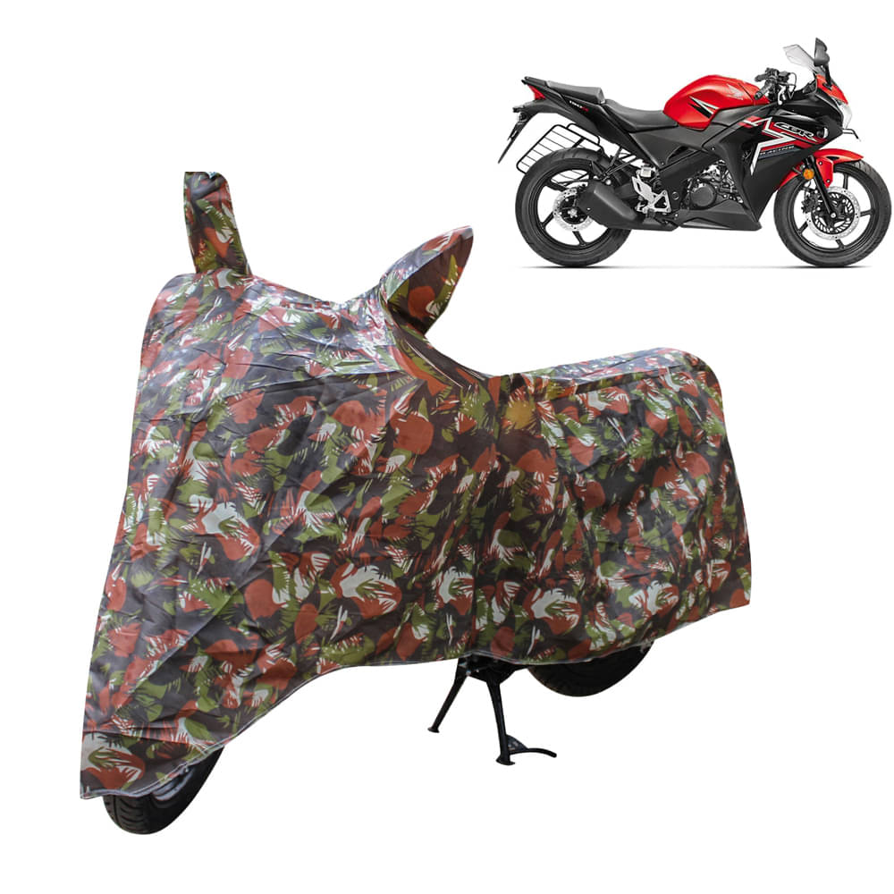 CARNEST Bike Body Cover for Honda CBR 150R ( Pack of 1 ) , Jungle CARNEST Bike Body Cover for Honda CBR 150R ( Pack of 1 ) , Jungle