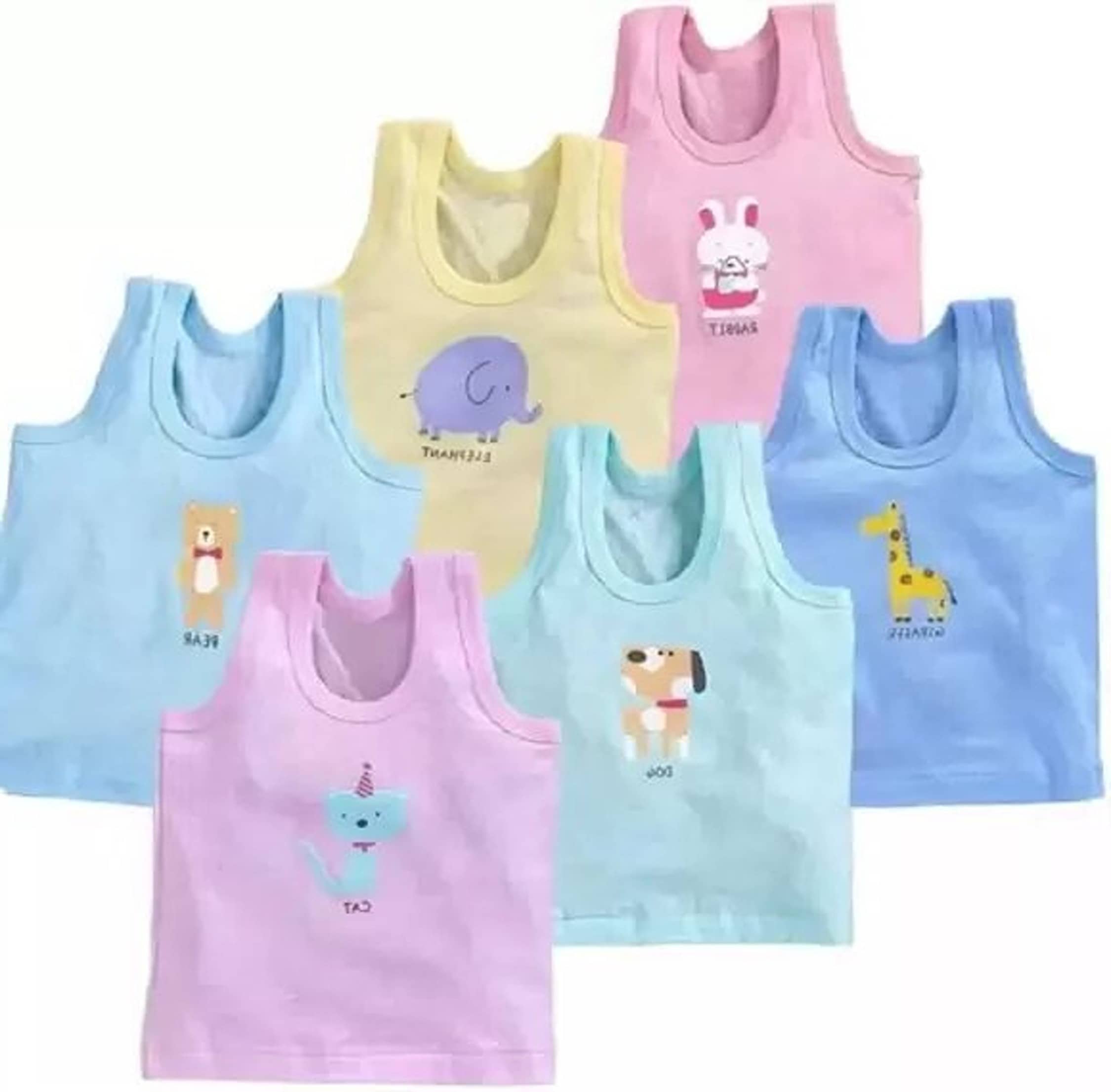 Cavenders Pack of 6 Boys Cotton Vest ( Multicolor ) - Nightwear & Loungewear | Buy online on ZillyBuy