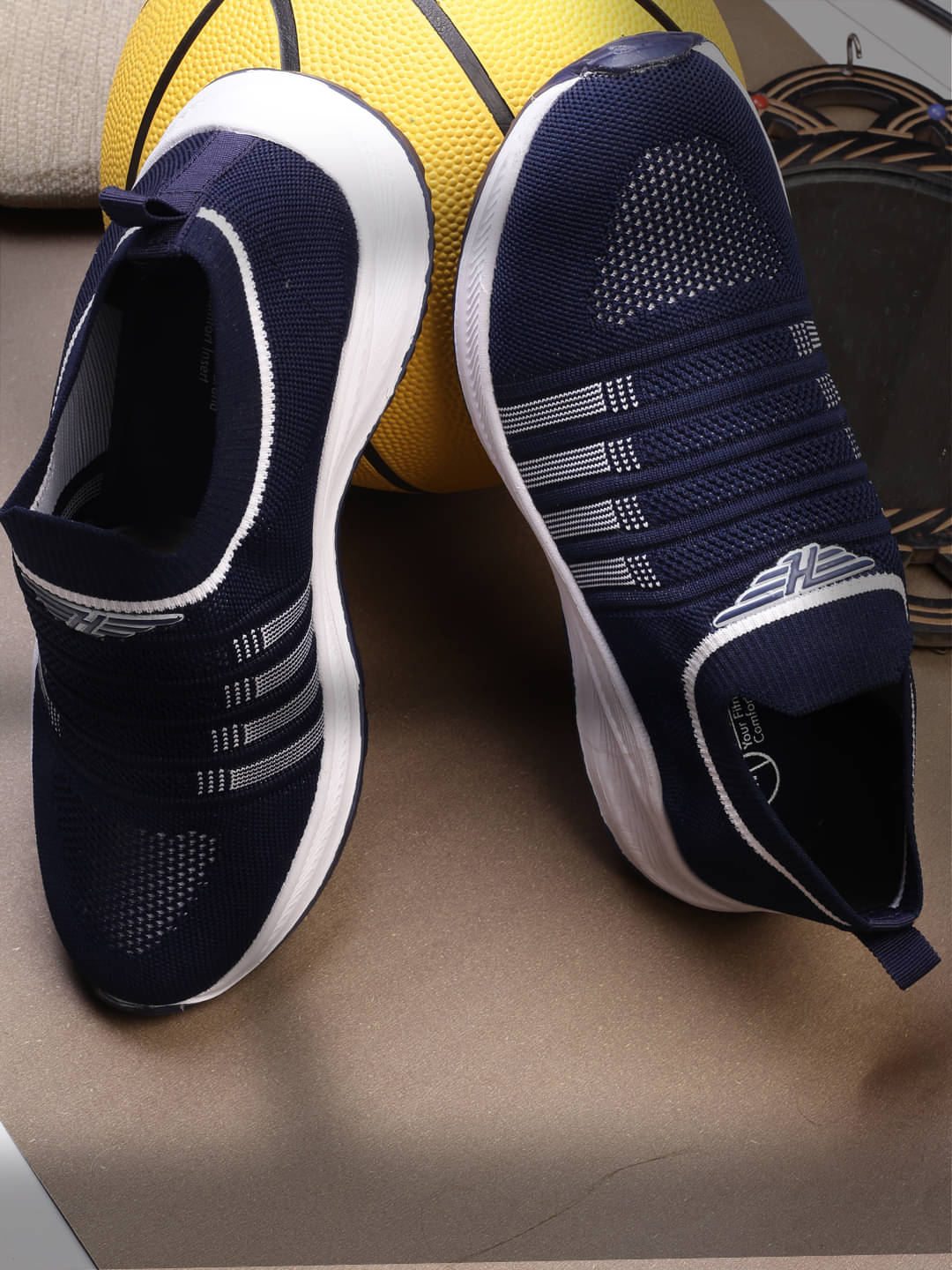     			Heris & Hemly HNH-7053_Navy Blue Blue Men's Sports Running Shoes