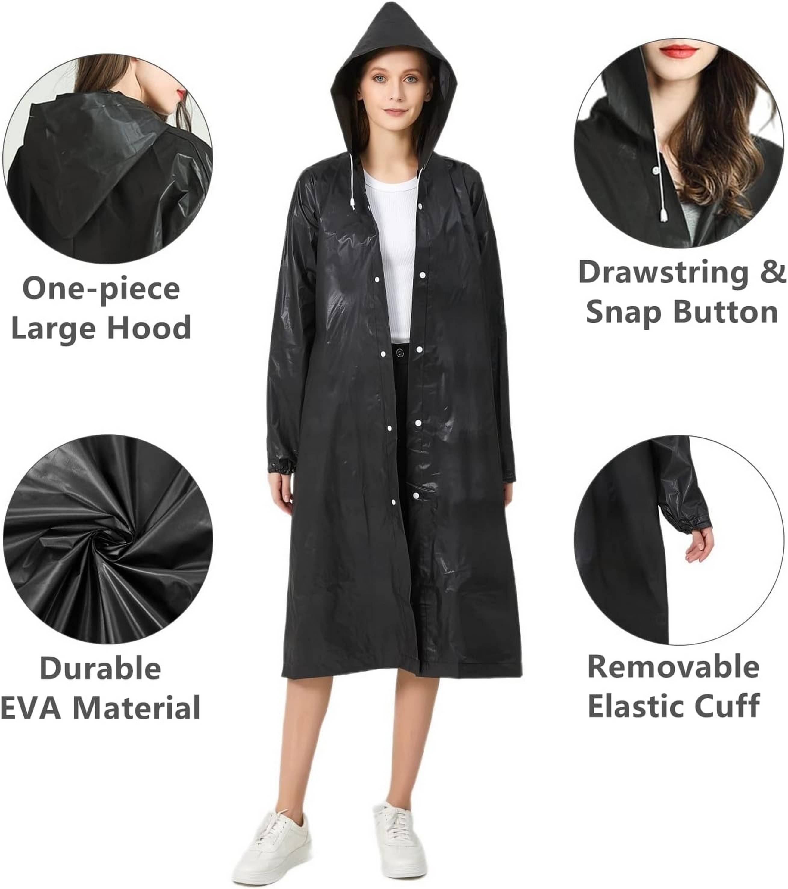 Infispace Long Raincoat - Black Infispace Long Raincoat - Black