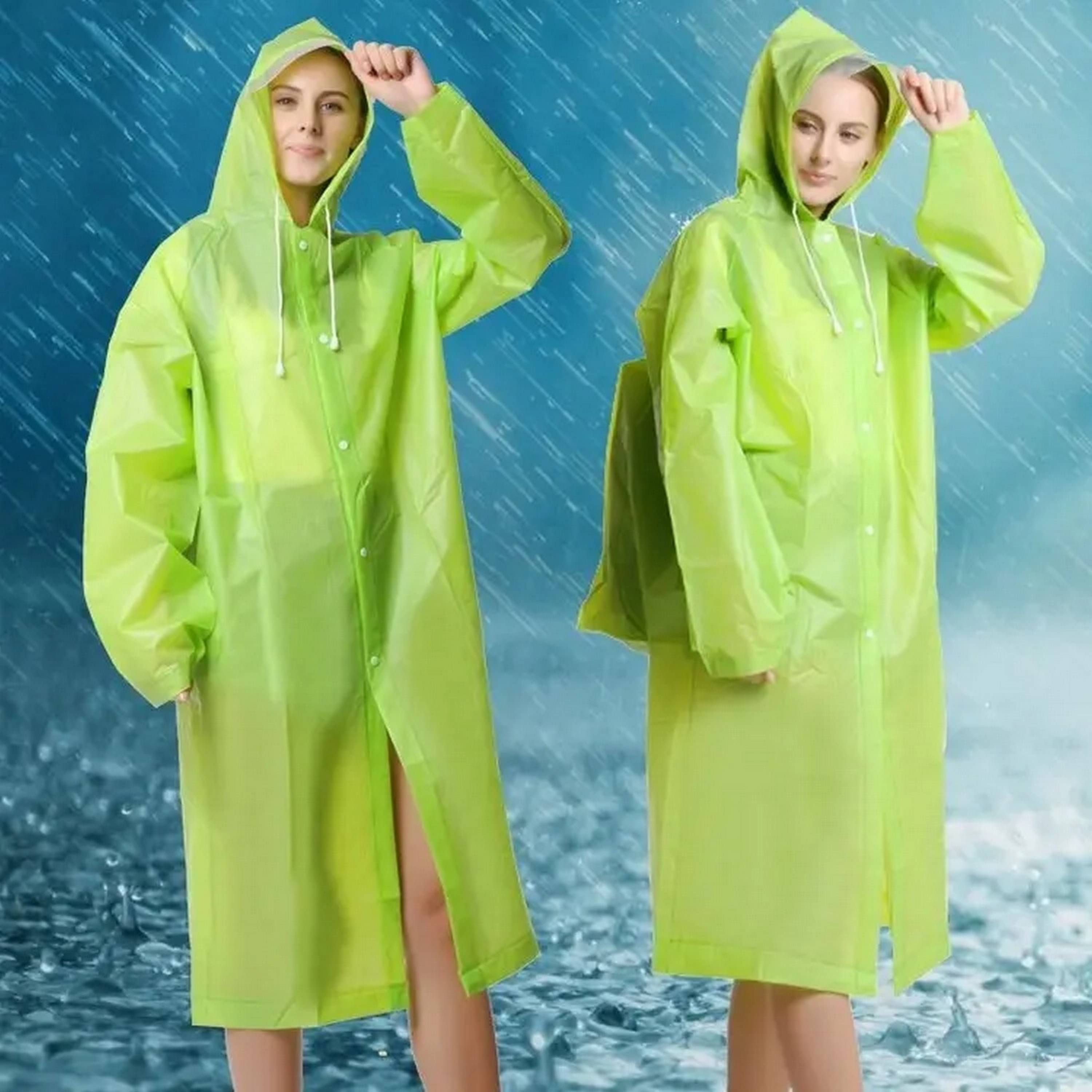 Infispace Long Raincoat - Green Infispace Long Raincoat - Green