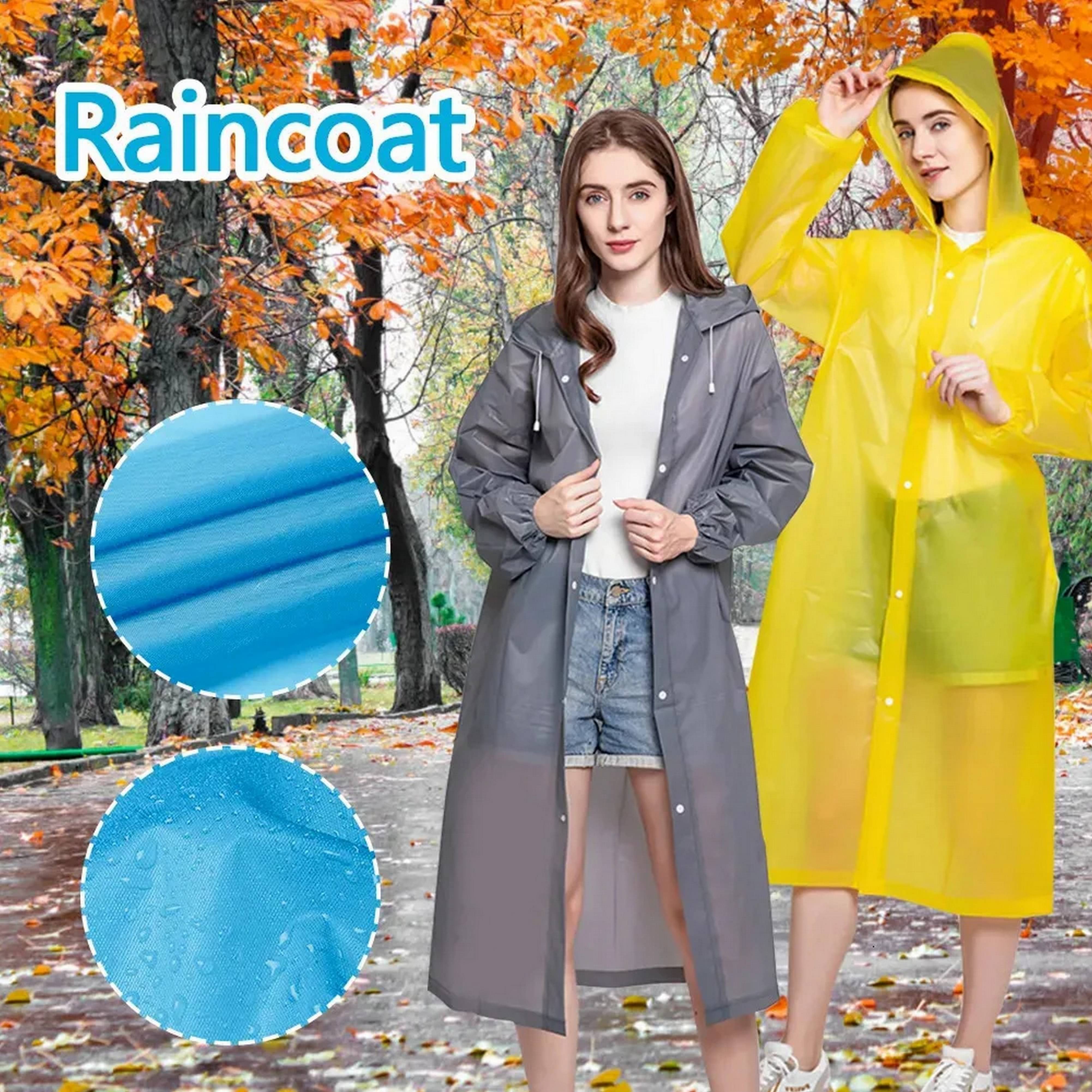 Infispace Long Raincoat - Grey Infispace Long Raincoat - Grey