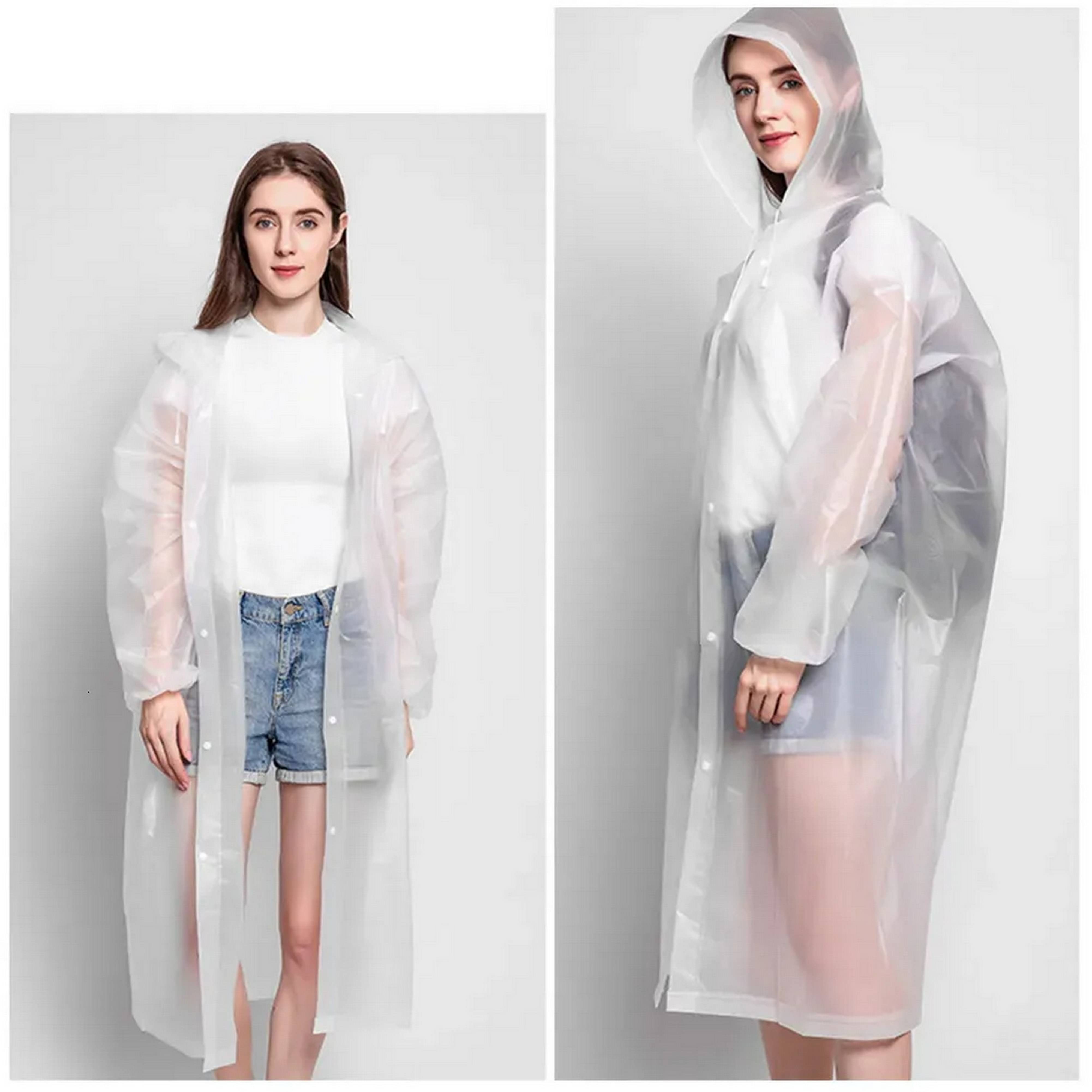 Infispace Long Raincoat - White     			Infispace Long Raincoat - White