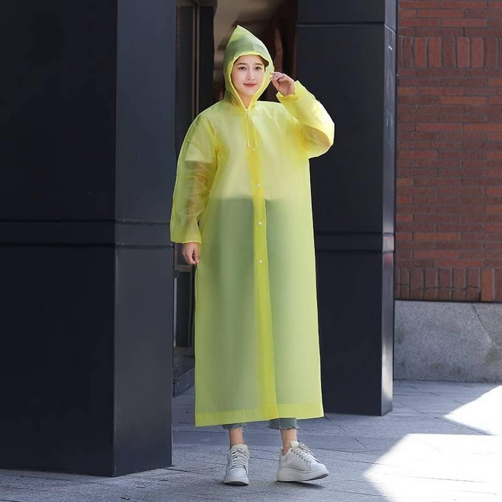 Infispace Long Raincoat - Yellow Infispace Long Raincoat - Yellow
