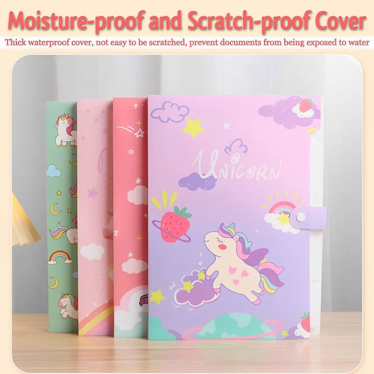     			KALRA MAGIC Multicolor Button Folder ( Pack of 1 )