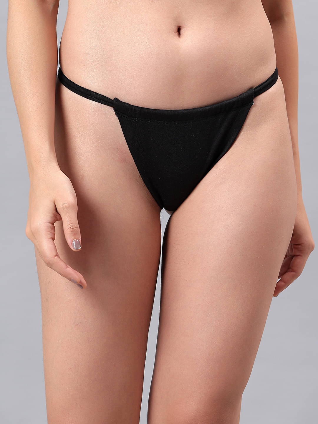     			La Intimo Pack of 1 Modal G-Strings For Women ( Black )