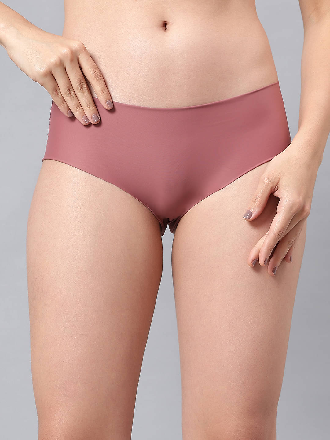     			La Intimo Pack of 1 Nylon Hipster For Women ( Mauve )